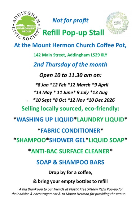 AEG Refill Popup Poster 2026