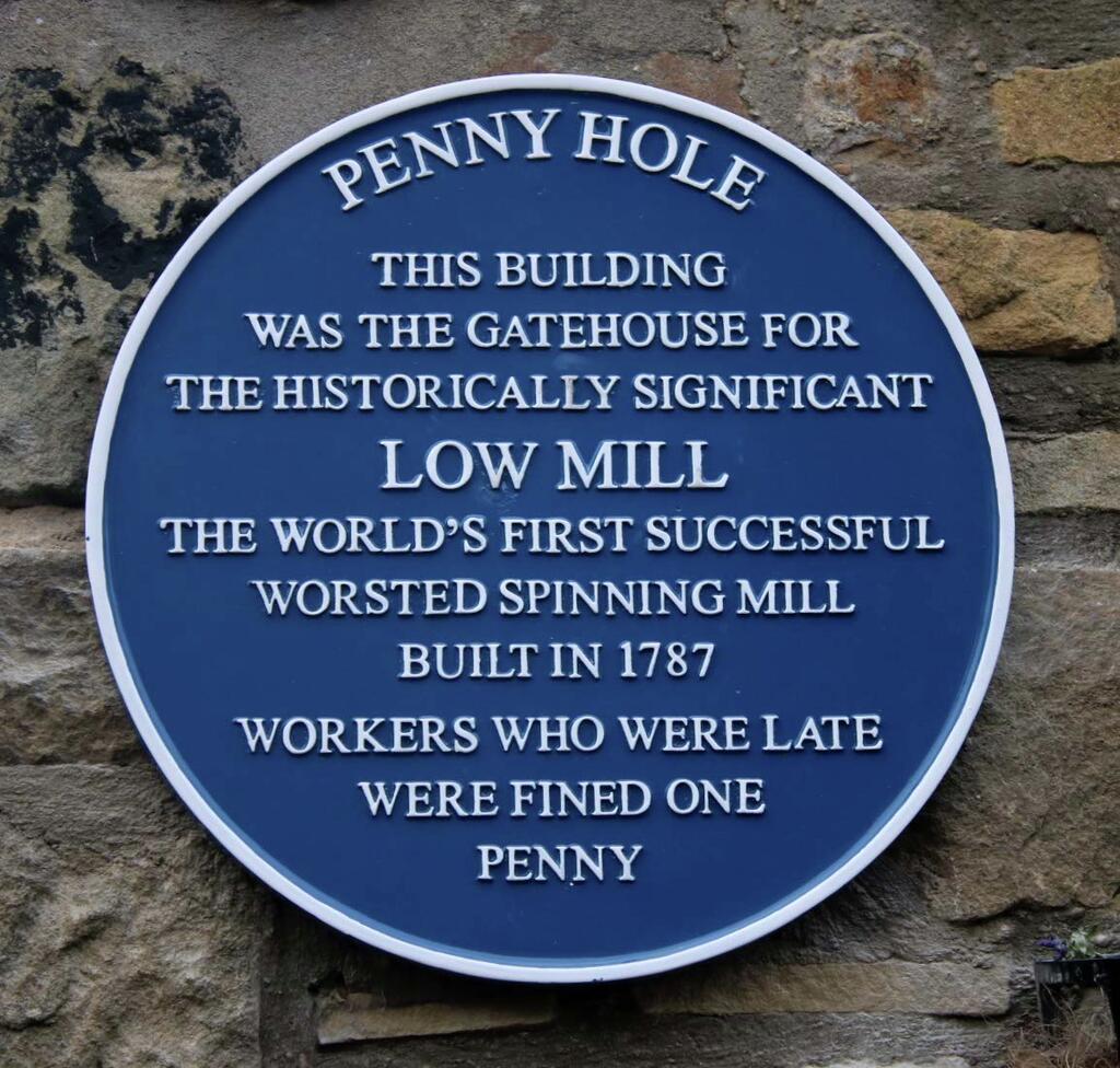 Plaque 16: The Low Mill ‘Penny Hole’