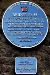 Plaque 12: Railway Bridge No.55, Back Beck Lane