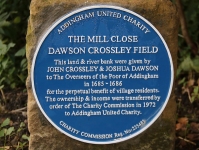 Plaque 14: The Dawson Crossley Field