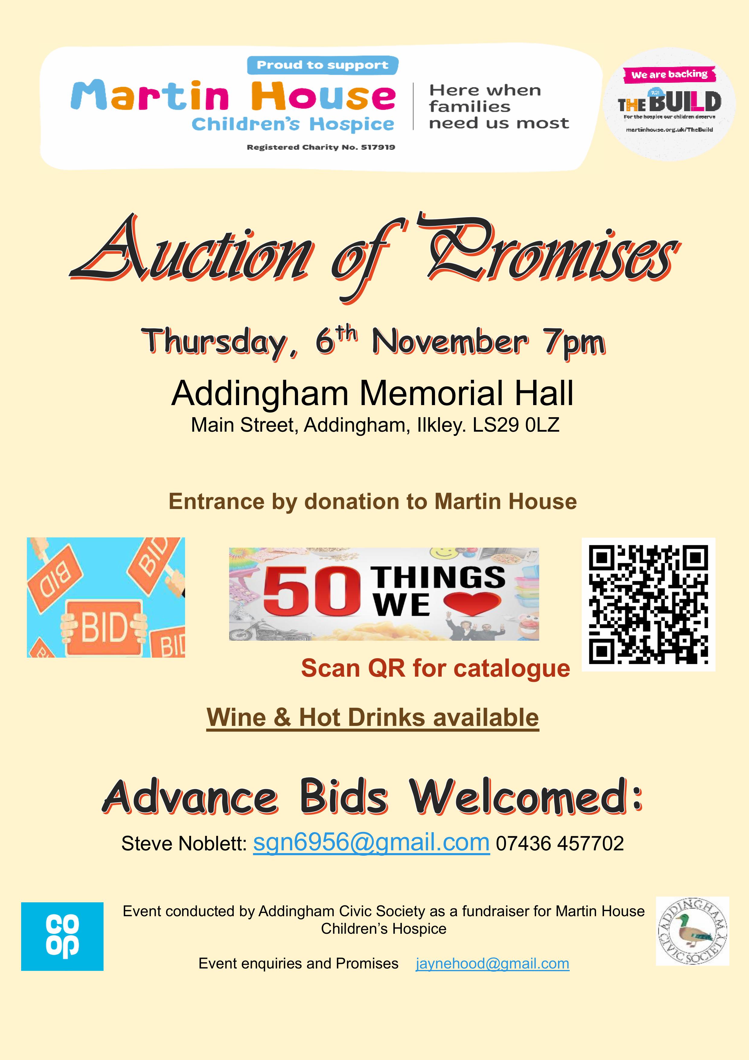 Auction of Promises