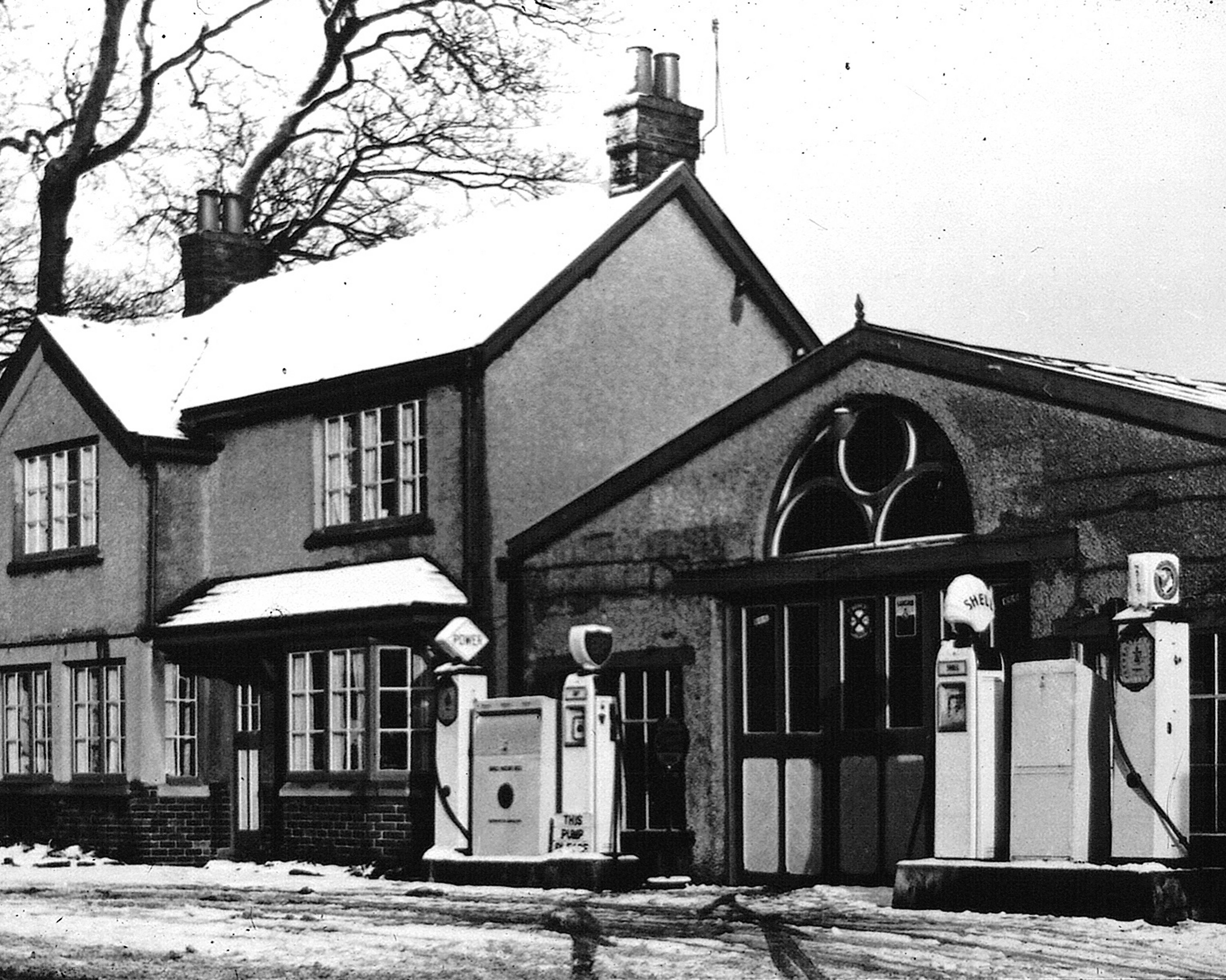 Garage in the 1950's, now the Co-op