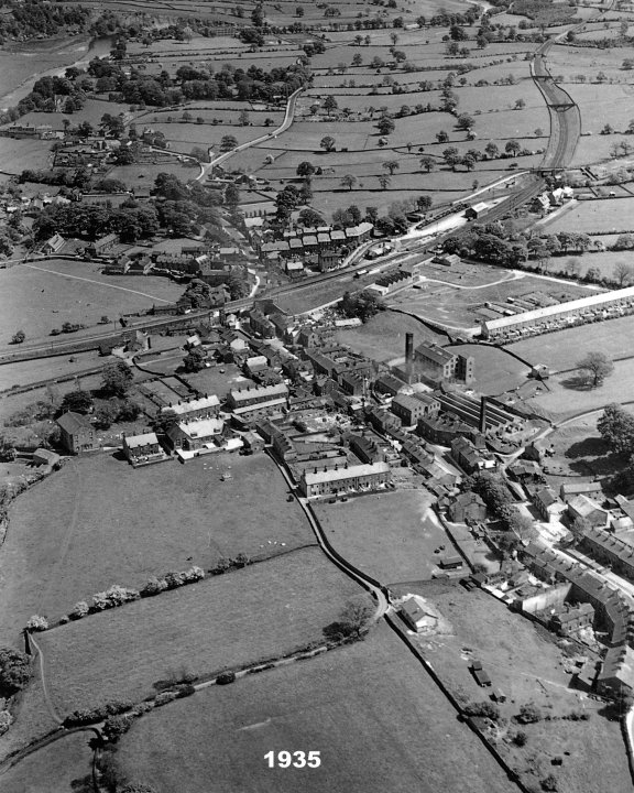 Aerial View of Addingham from the west