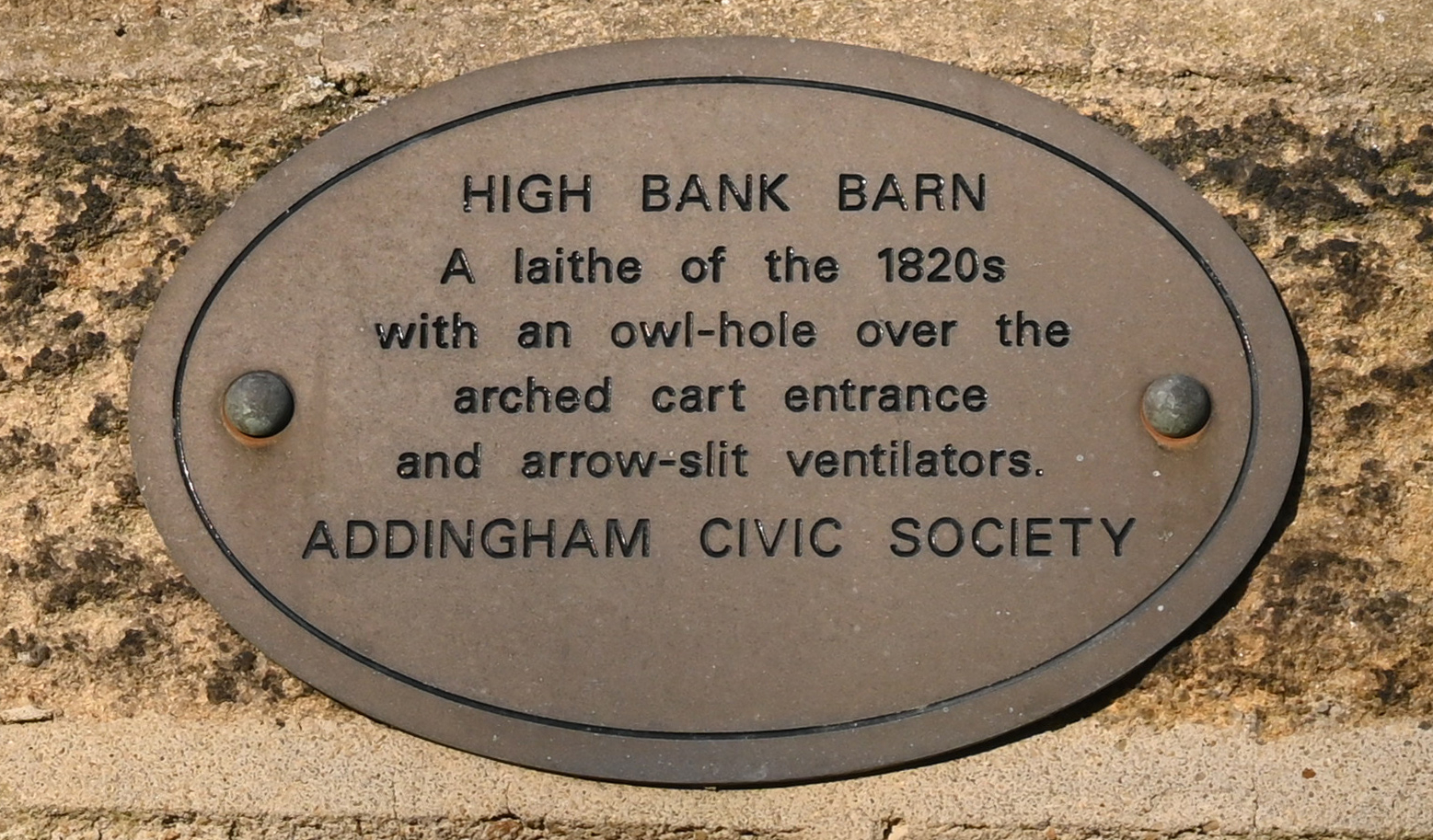 Plaque 10: Parry Barn, 46a Main Street