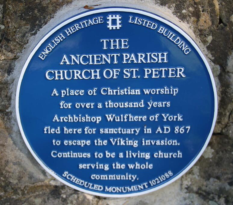 Plaque 15: The Parish Church of St Peter