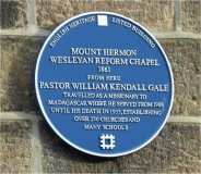 Plaque 4: William Kendal Gale – Mount Hermon Chapel