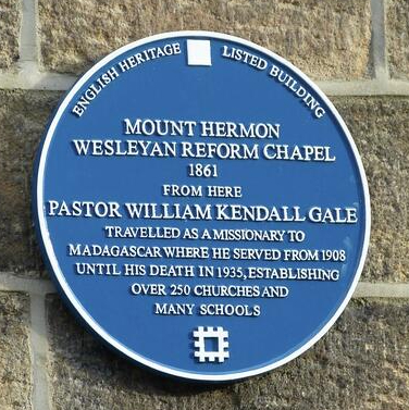 Plaque 4: William Kendal Gale – Mount Hermon Chapel