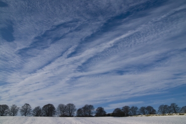 Sky and snow
